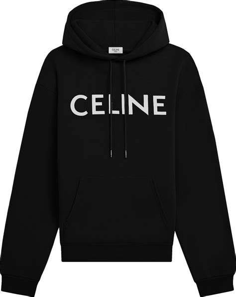 black celine t shirt|celine black hoodie.